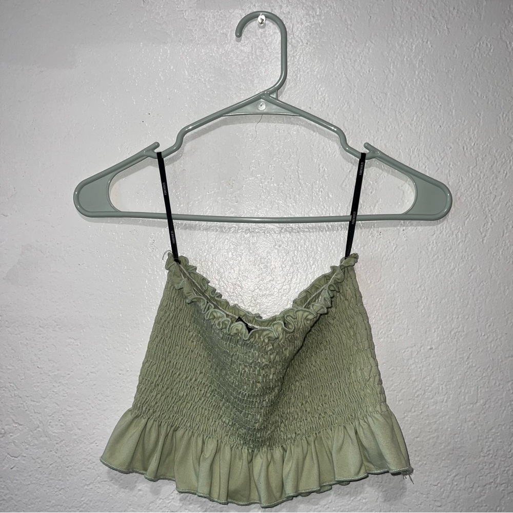 Mint green tube top